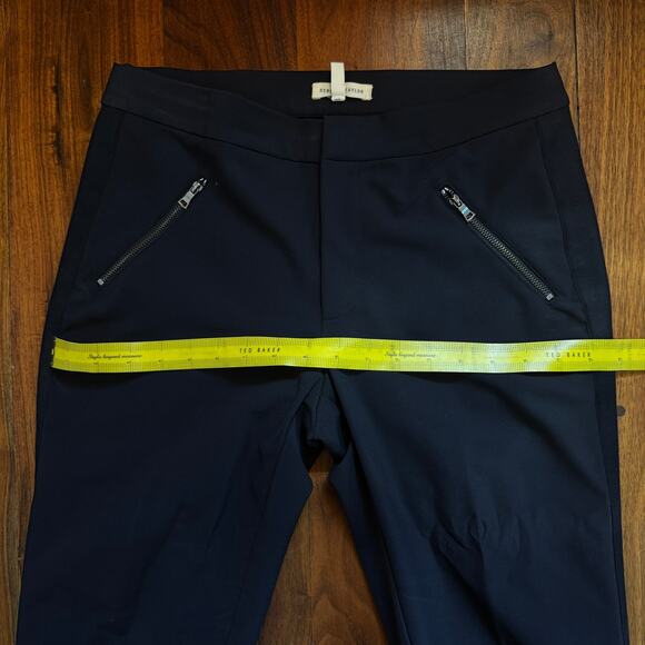 Rebecca Taylor Ava Techy Pants in Black Tuxedo Crop - Picture 9 of 14